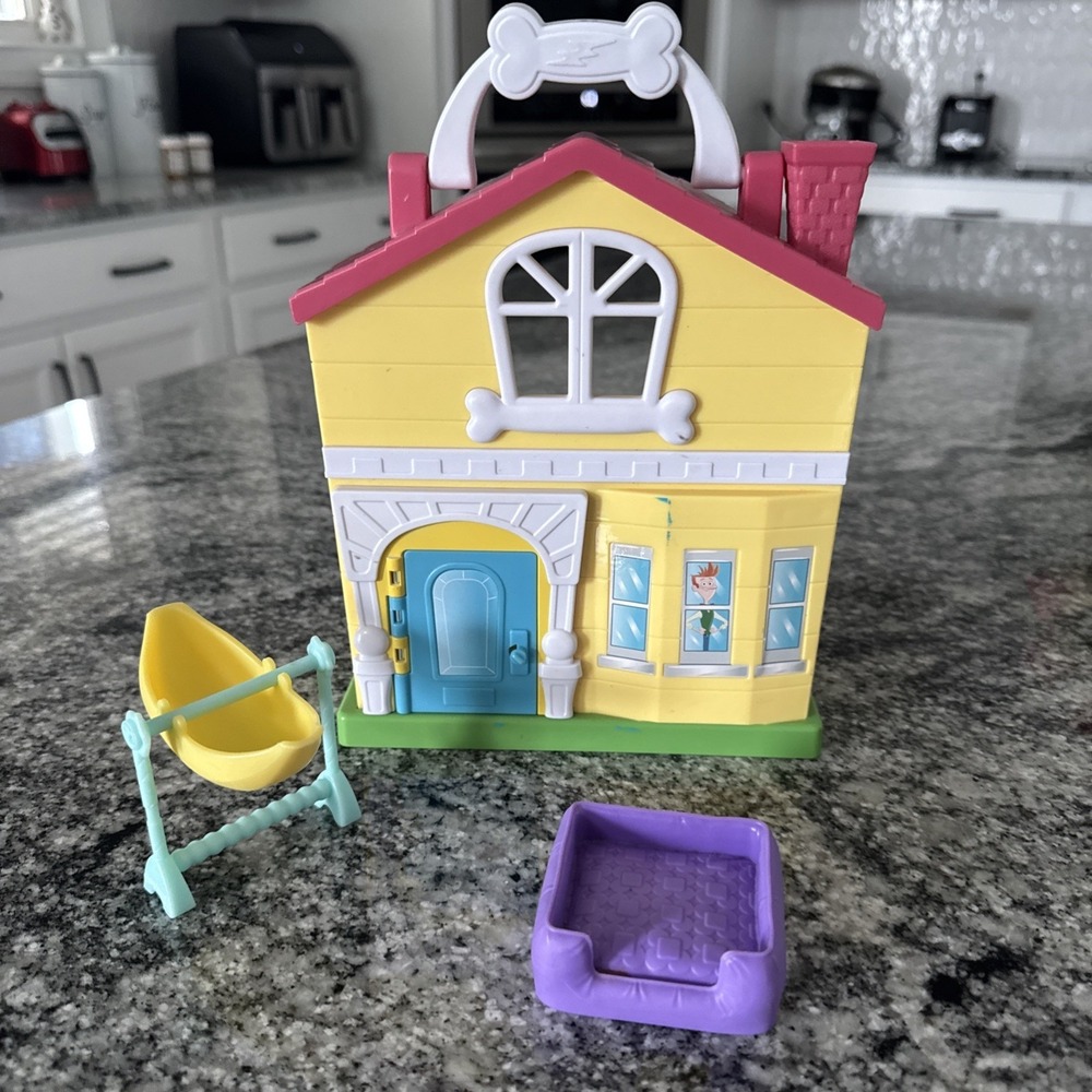 Disney Junior Puppy Dog Pals Stow And Go Playset Kids Toy - House Only